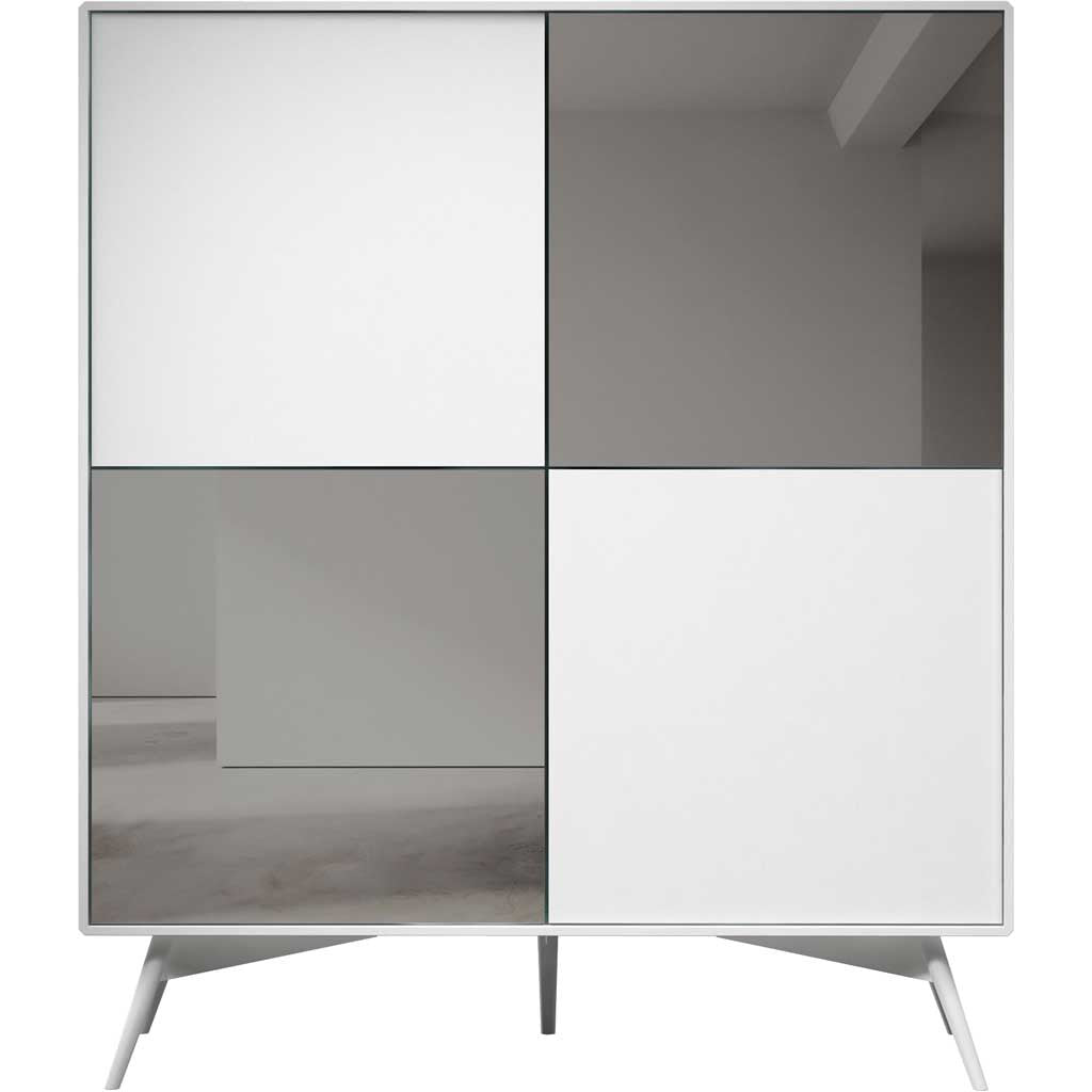 Christopher Highboard White Matte