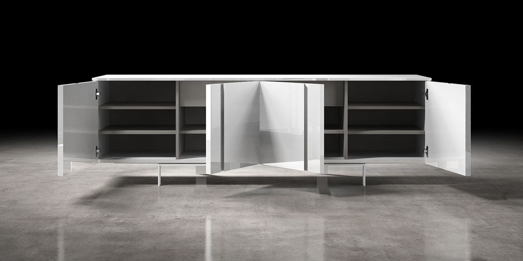 Mott Sideboard White Lacquer