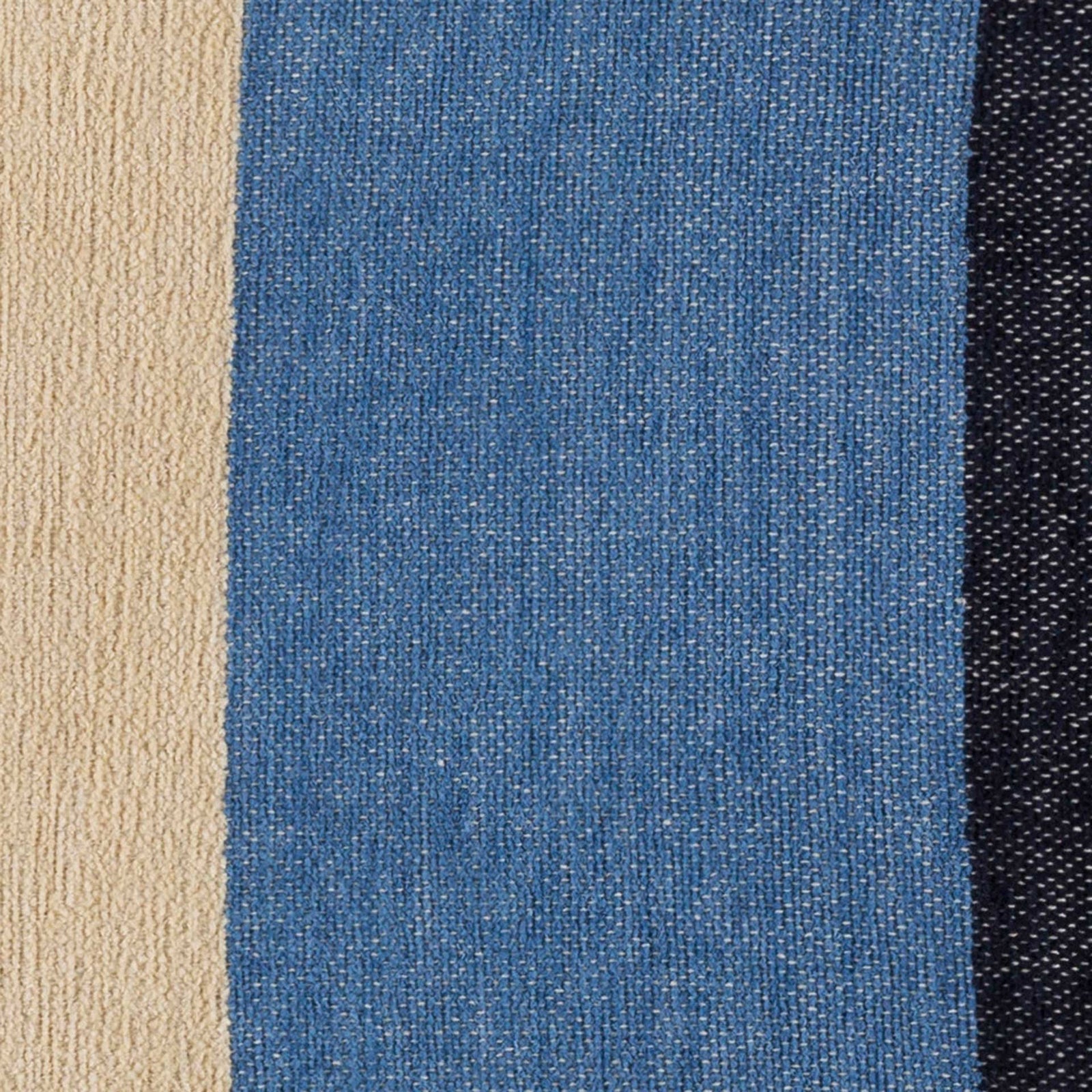 Meera Throw Bright Blue/Navy/Beige