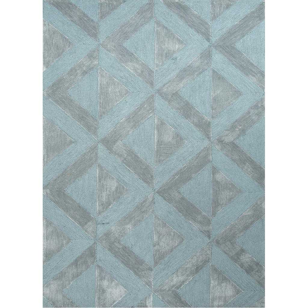 Medina Pyramids Gray Area Rug
