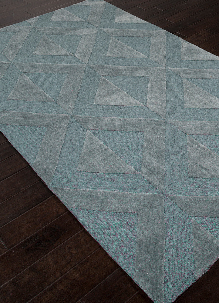 Medina Pyramids Gray Area Rug