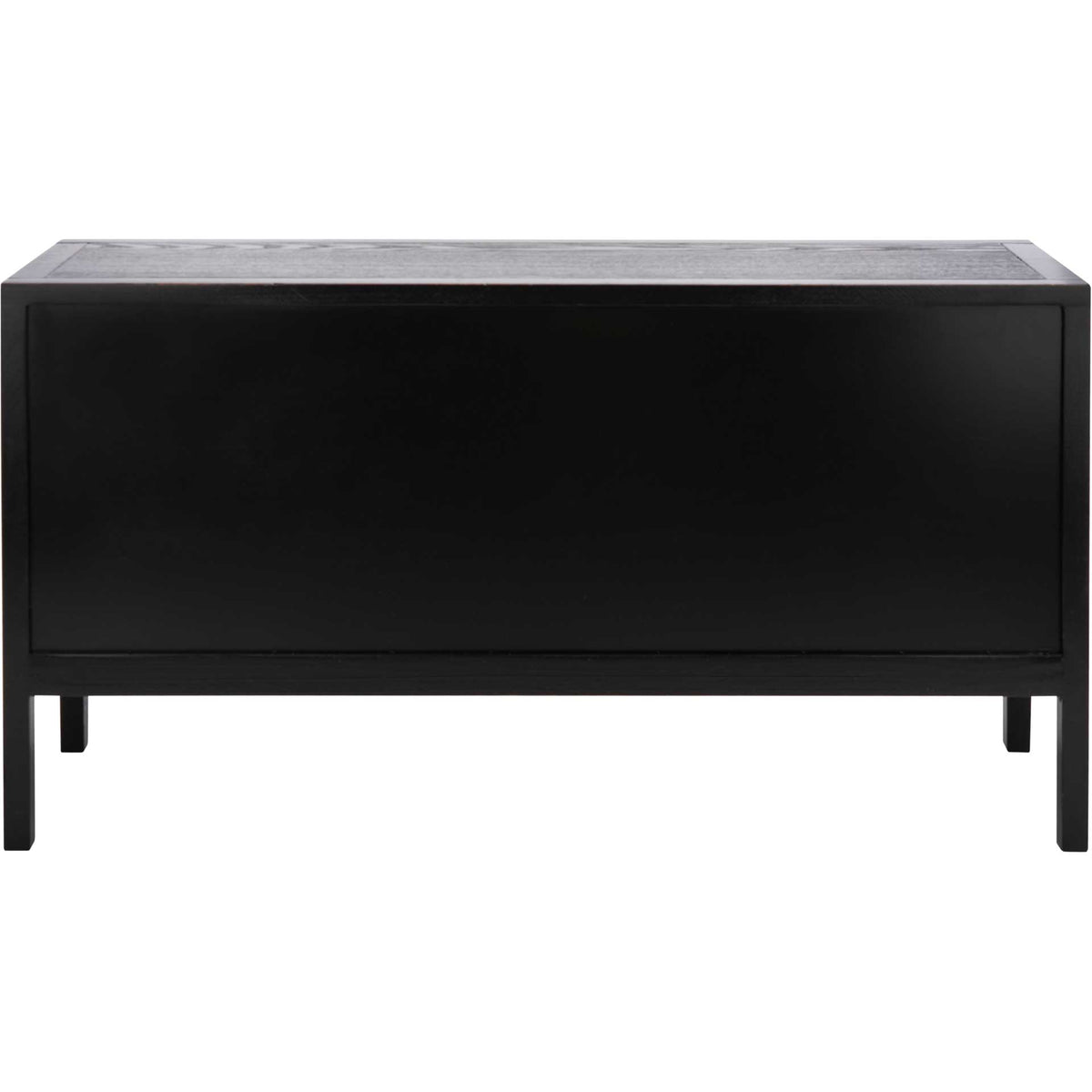 Kamdyn 2 Door Media Stand Black/Light Natural