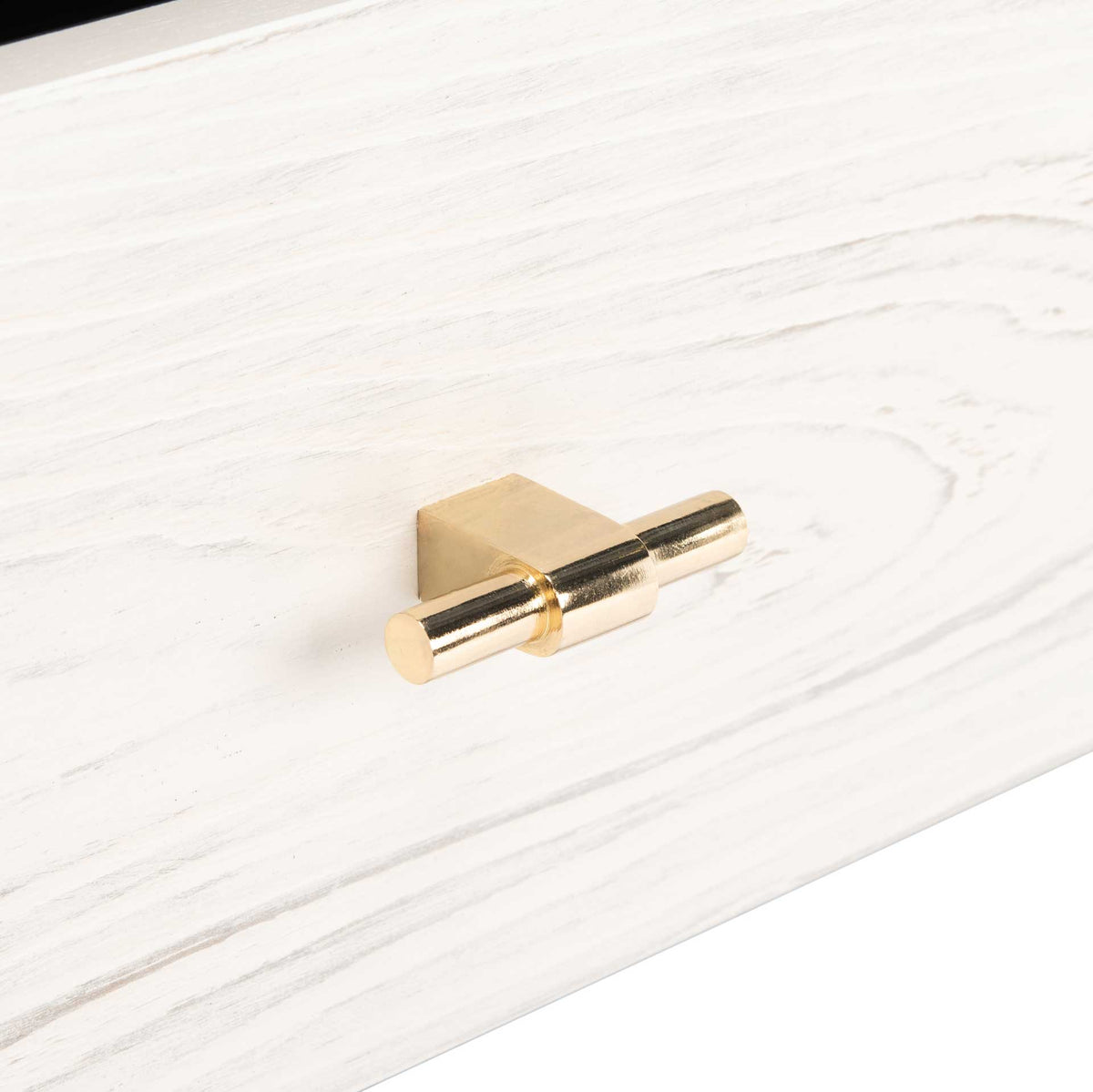 Gemma TV Stand Black/White Washed