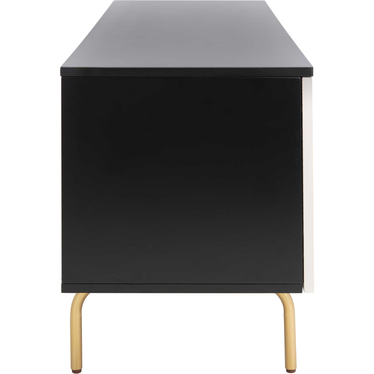 Gemma TV Stand Black/White Washed