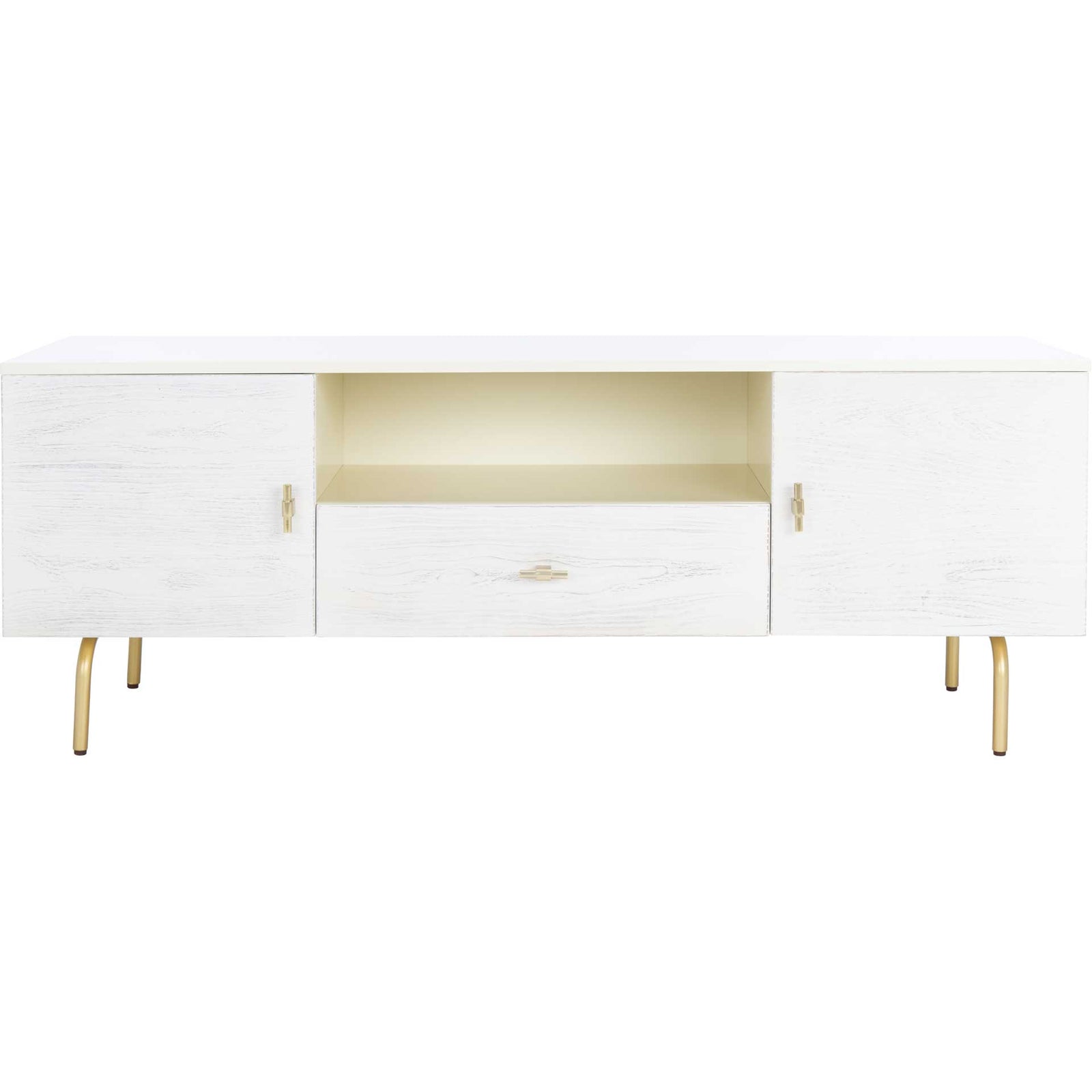 Gemma TV Stand Cream/White Washed