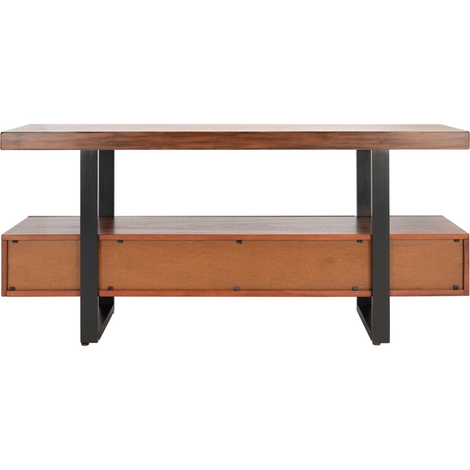 Brayson 1 Drawer Media Stand Brown/Black