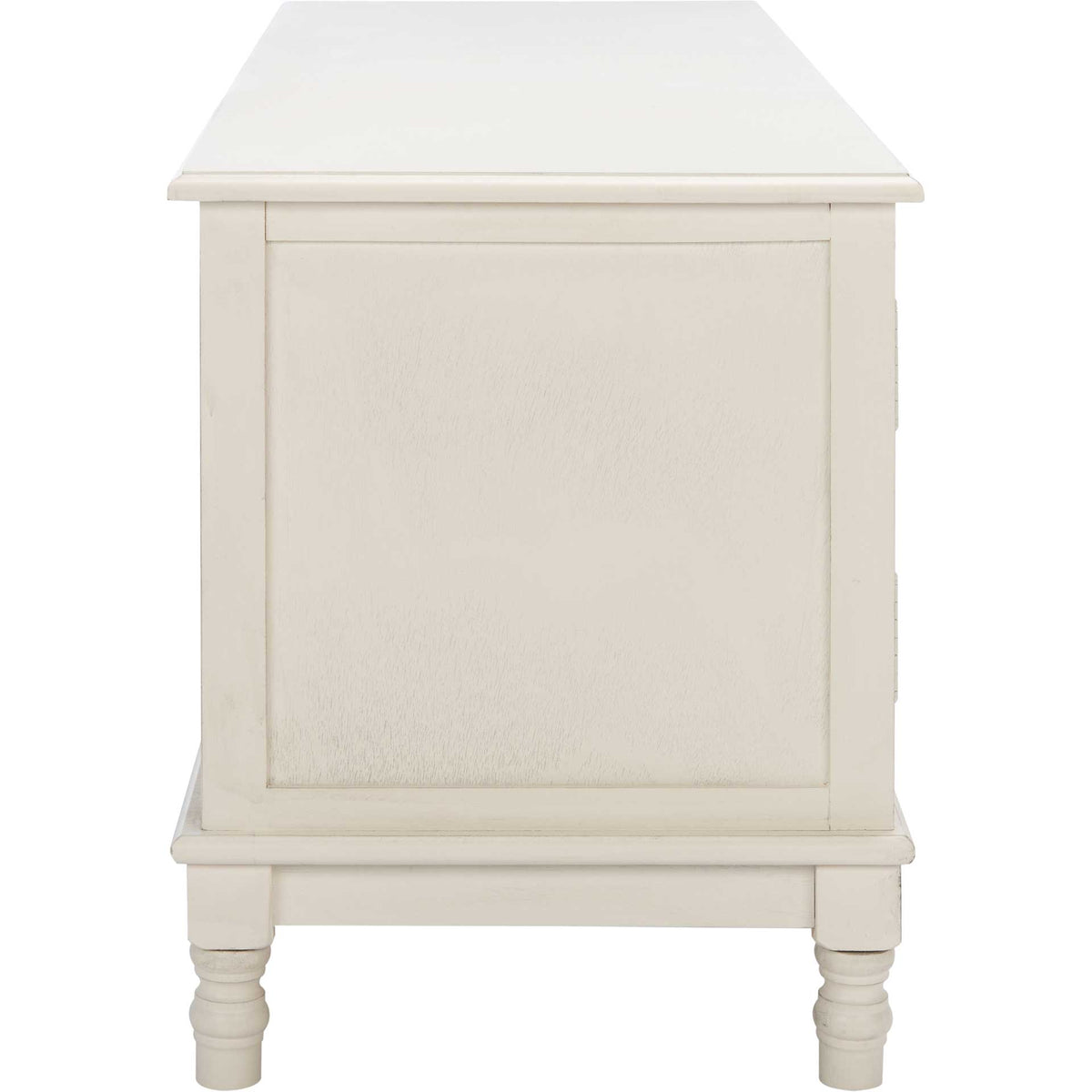 Ozbourne 2 Door 1 Shelf Media Stand Distressed White