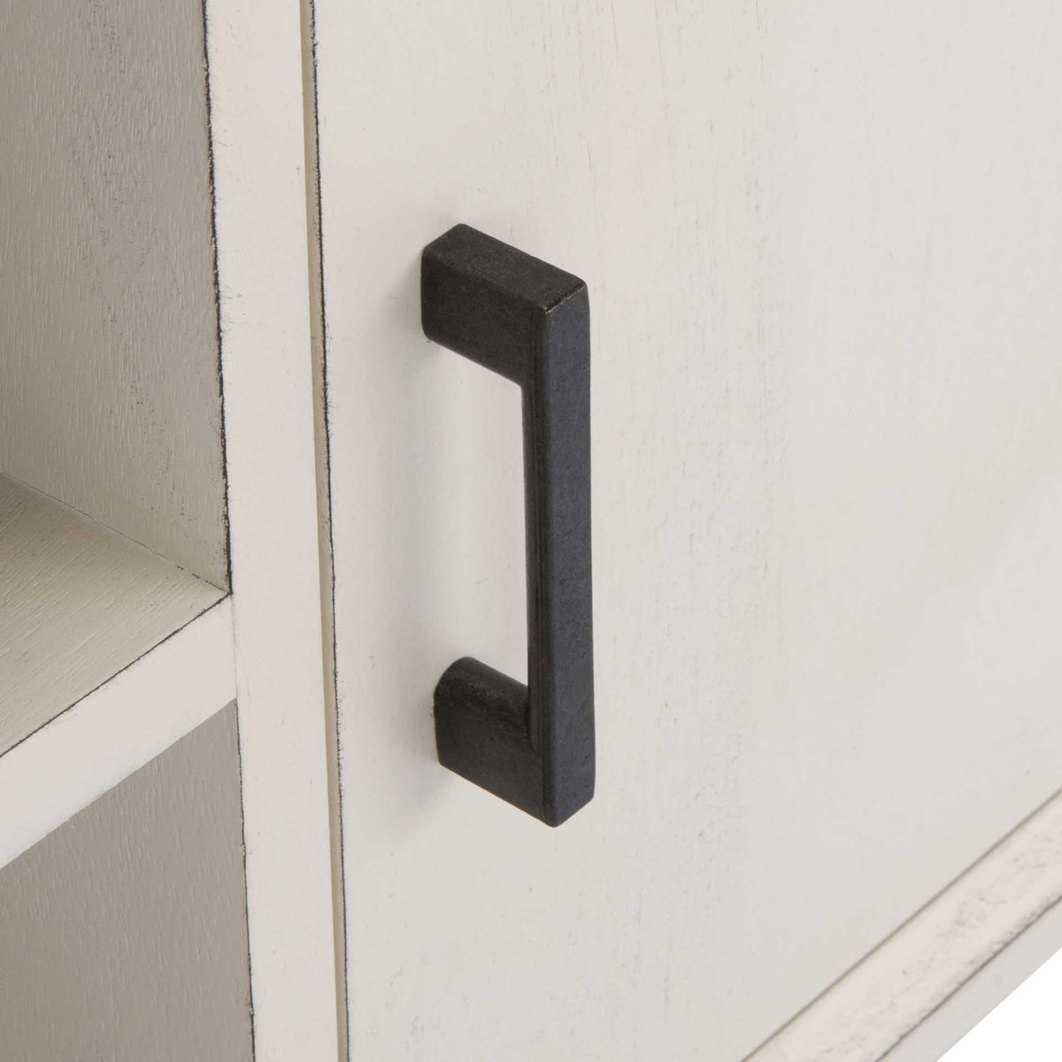 Sorrento 2 Door 1 Shelf Media Stand Distressed White