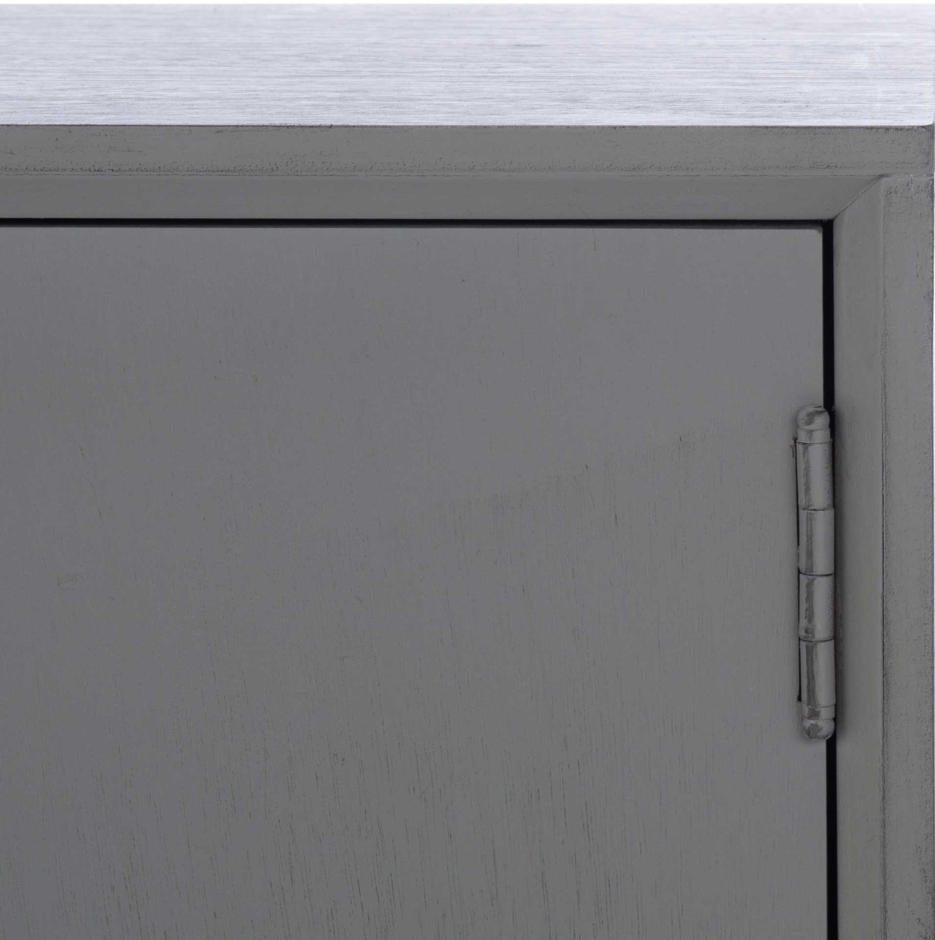 Sorrento 2 Door 1 Shelf Media Stand Distressed Gray