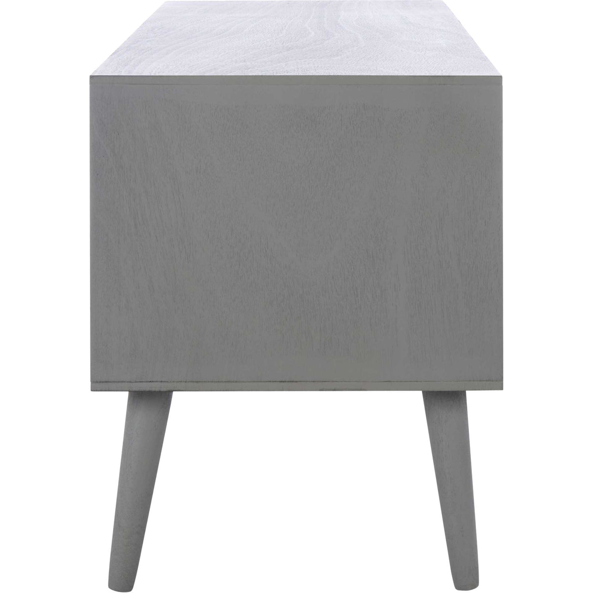 Sorrento 2 Door 1 Shelf Media Stand Distressed Gray