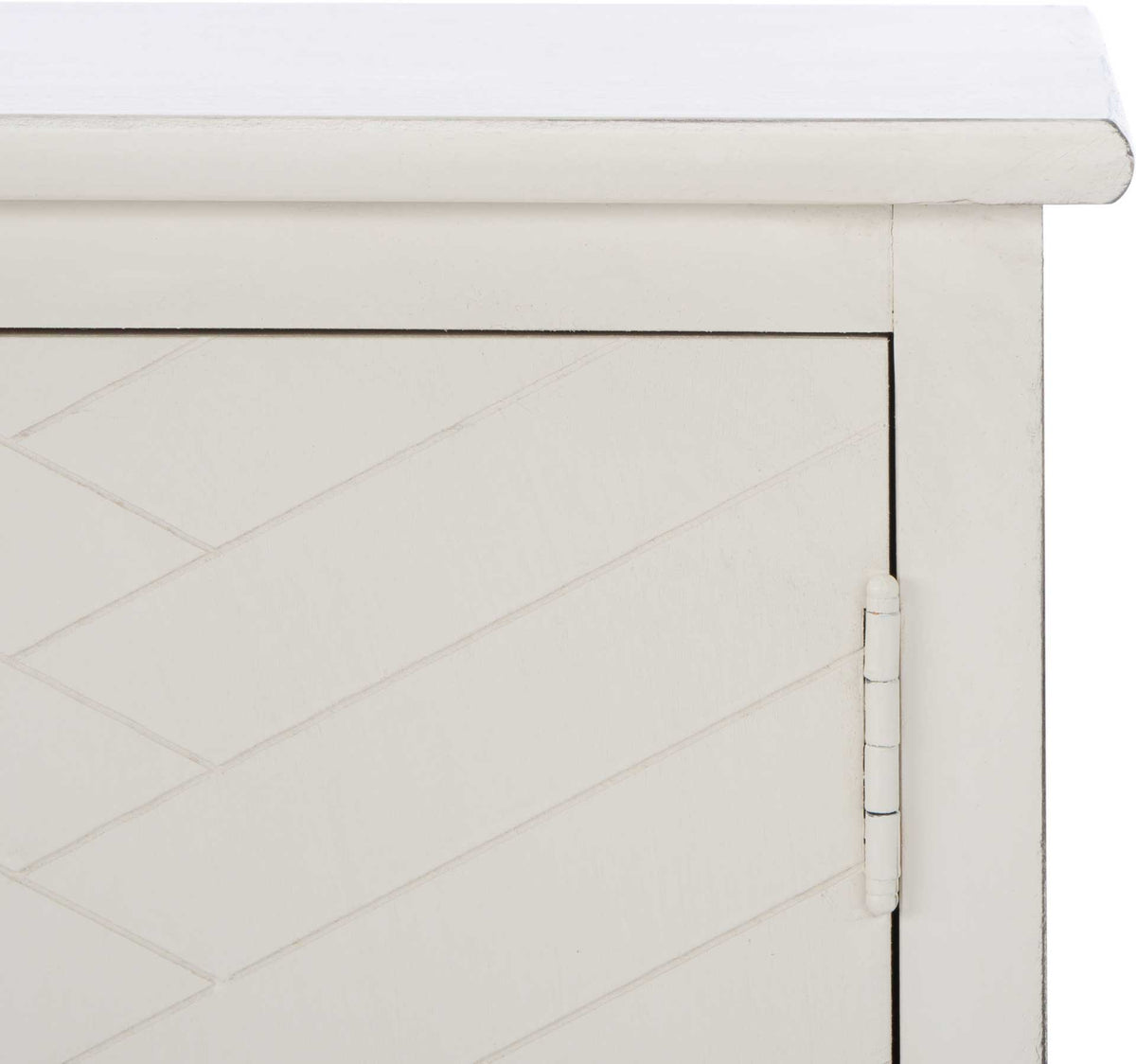 Magnolia 2 Door 2 Shelf Media Stand Distressed White