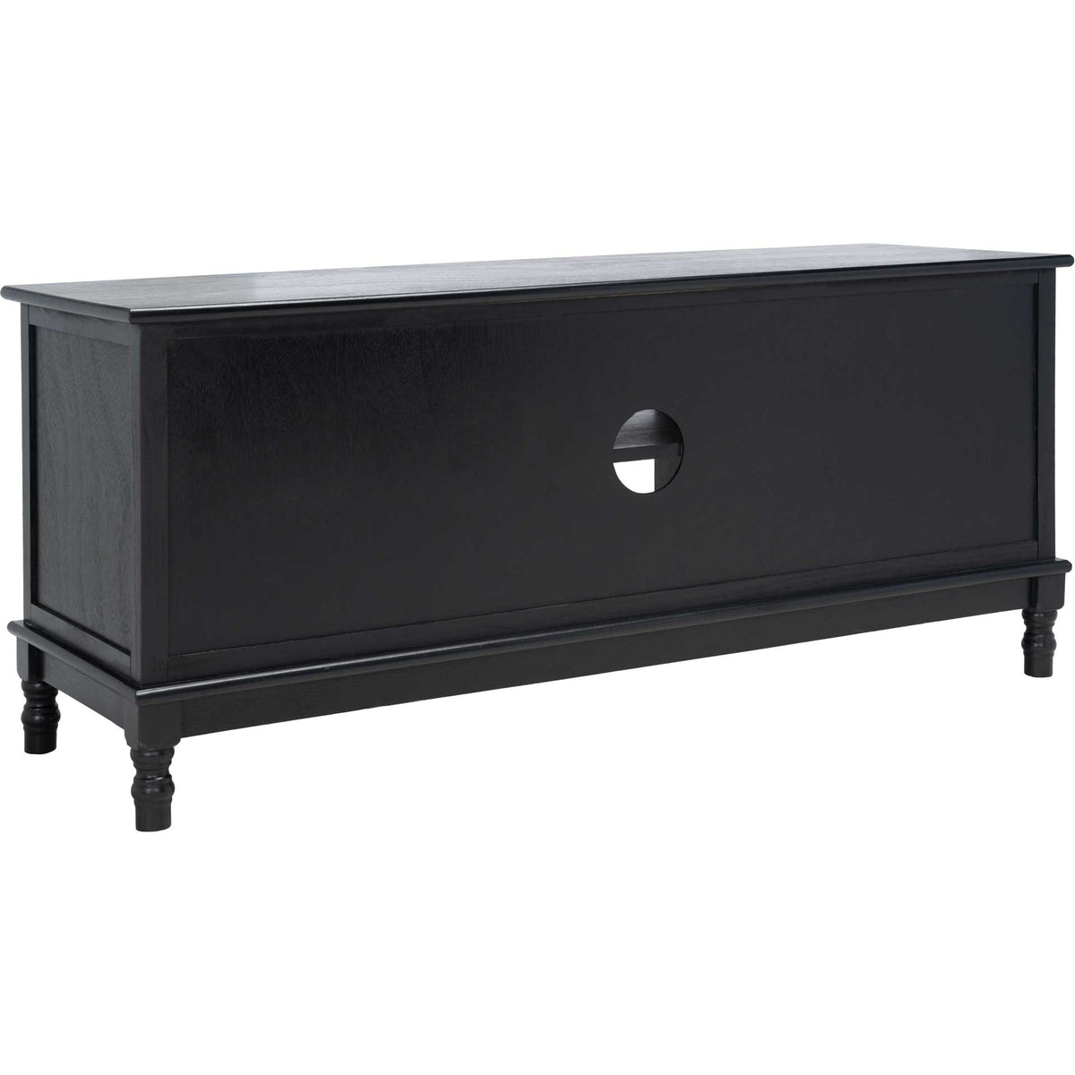 Magnolia 2 Door 2 Shelf Media Stand Black