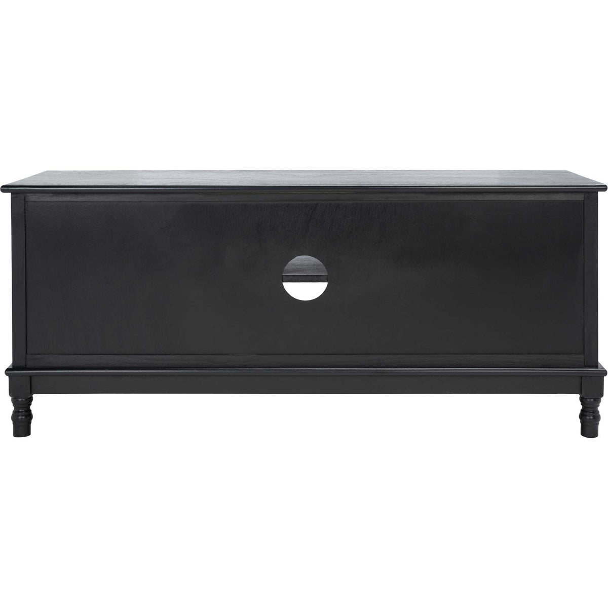 Magnolia 2 Door 2 Shelf Media Stand Black