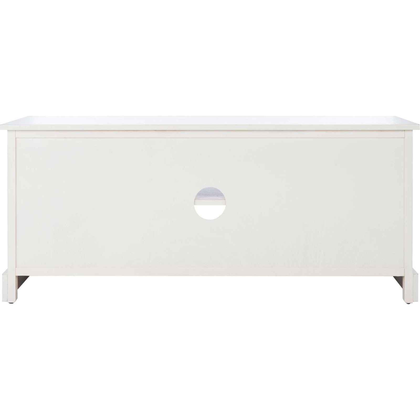 Lali 4 Drawer Media Stand Distressed White