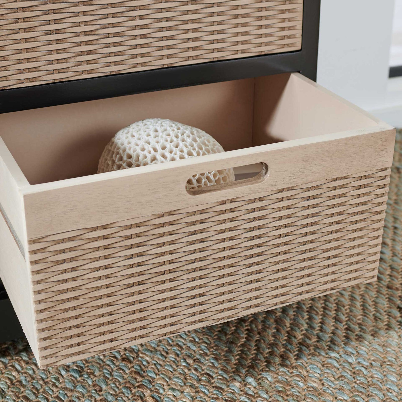 Lali 4 Drawer Media Stand Black