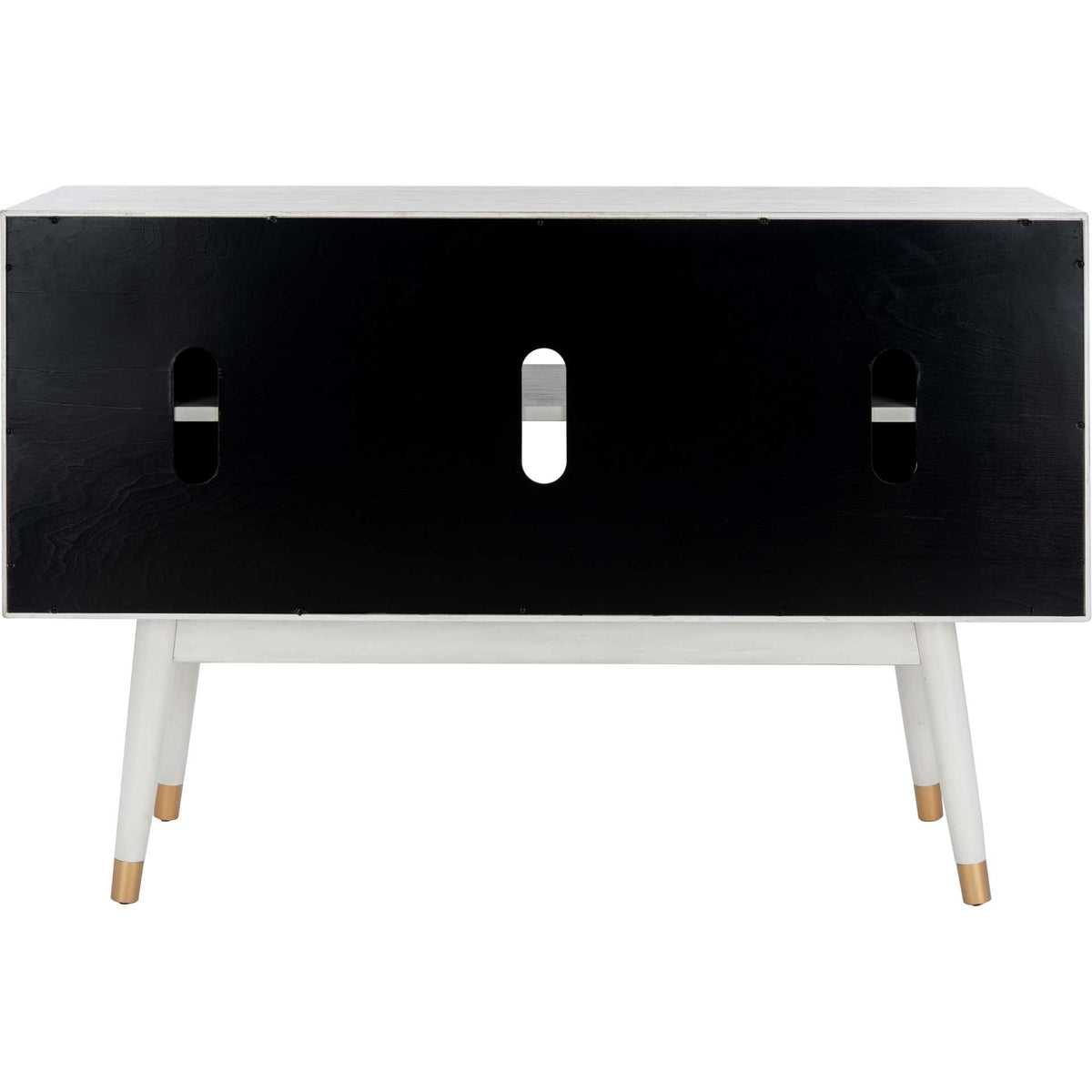 Liam 2 Door Media Stand White Washed