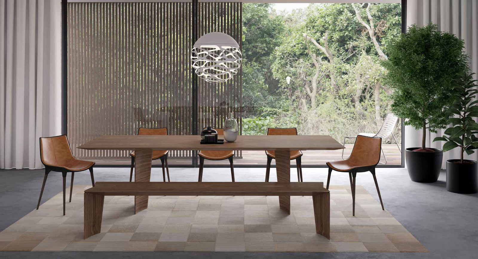 Soho Dining Table Walnut