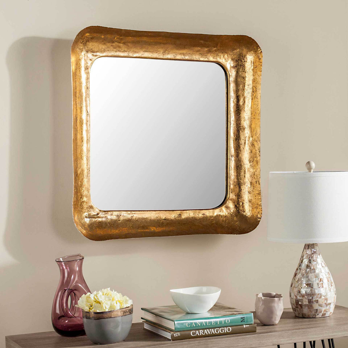 Genesis Square Iron Mirror