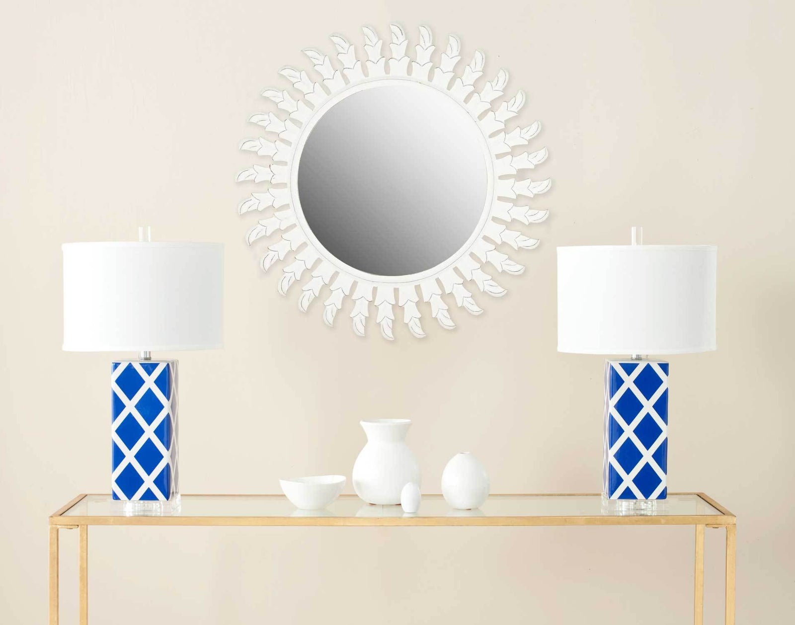 Ingrid Sun Mirror White
