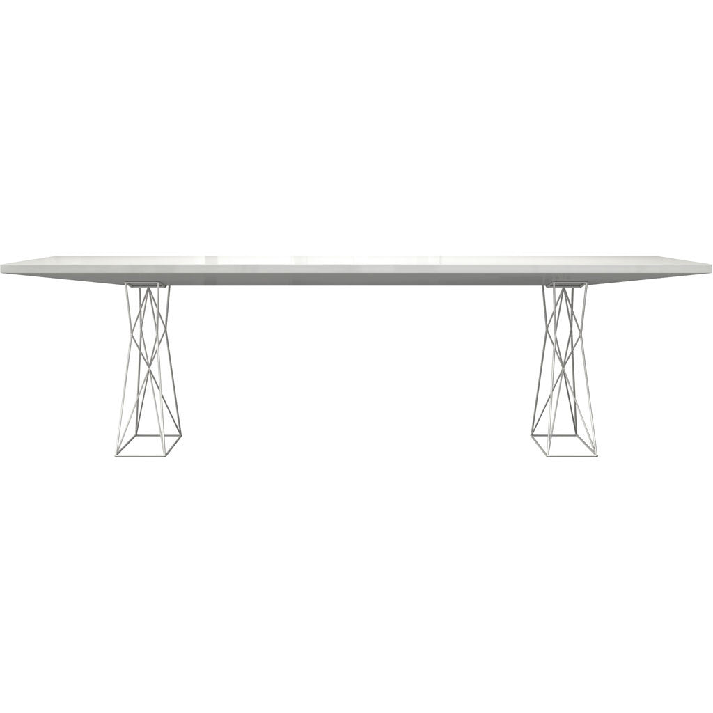 Curzon Dining Table White Lacquer