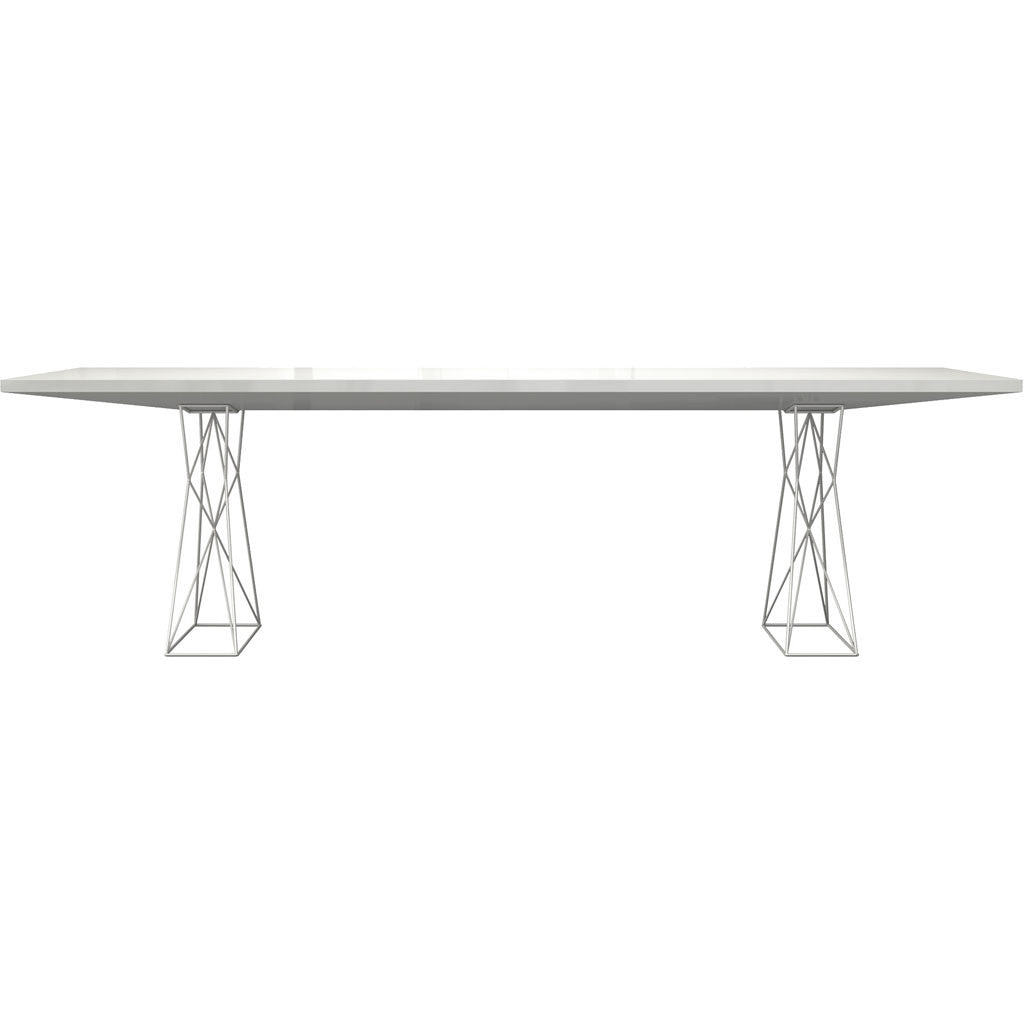 Curzon Dining Table White Lacquer