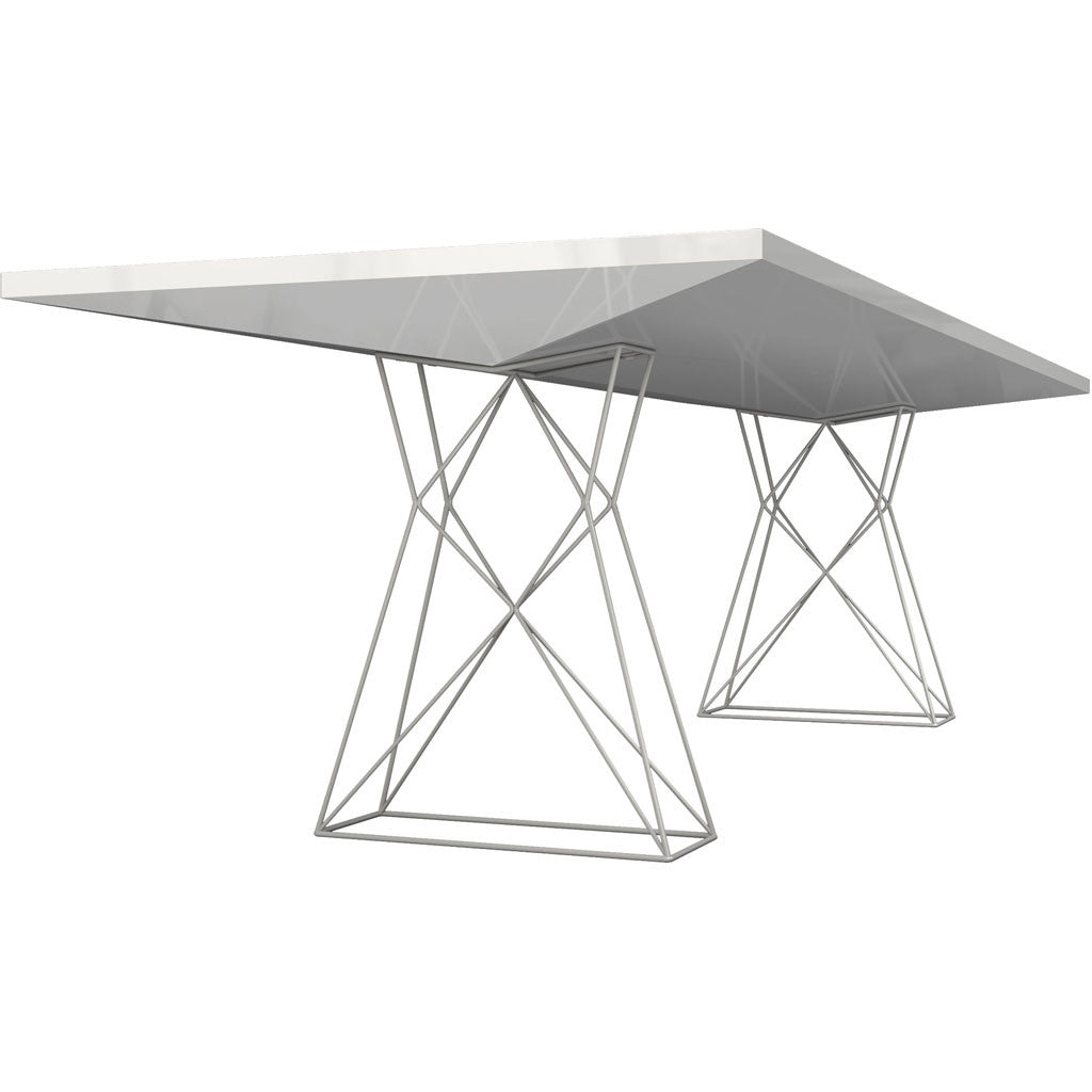 Curzon Dining Table White Lacquer