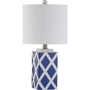 Sophia Table Lamp White/Blue