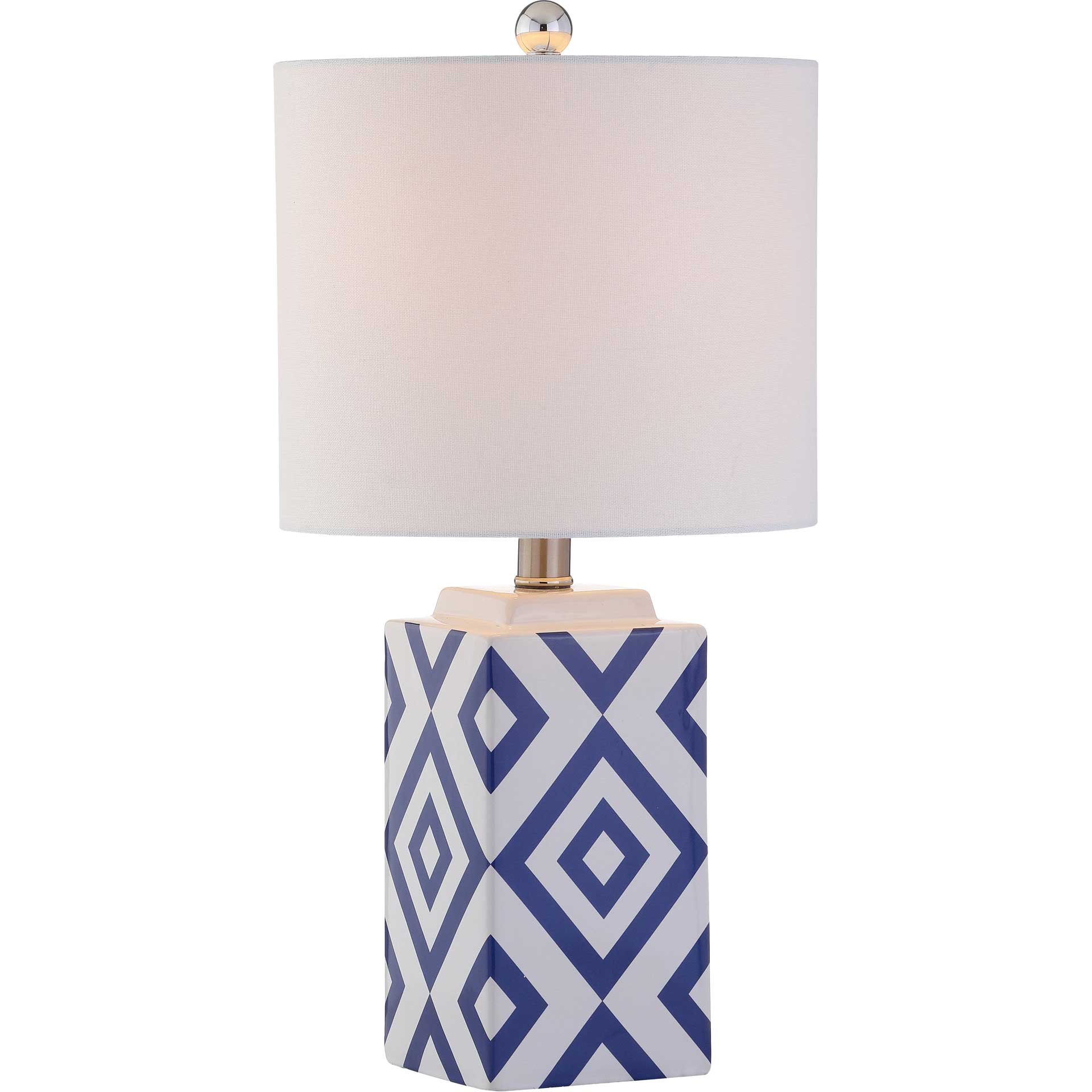 Lucian Table Lamp White/Blue