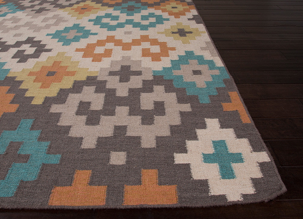 Traditions Prismic Oyster Gray/Pompus Area Rug