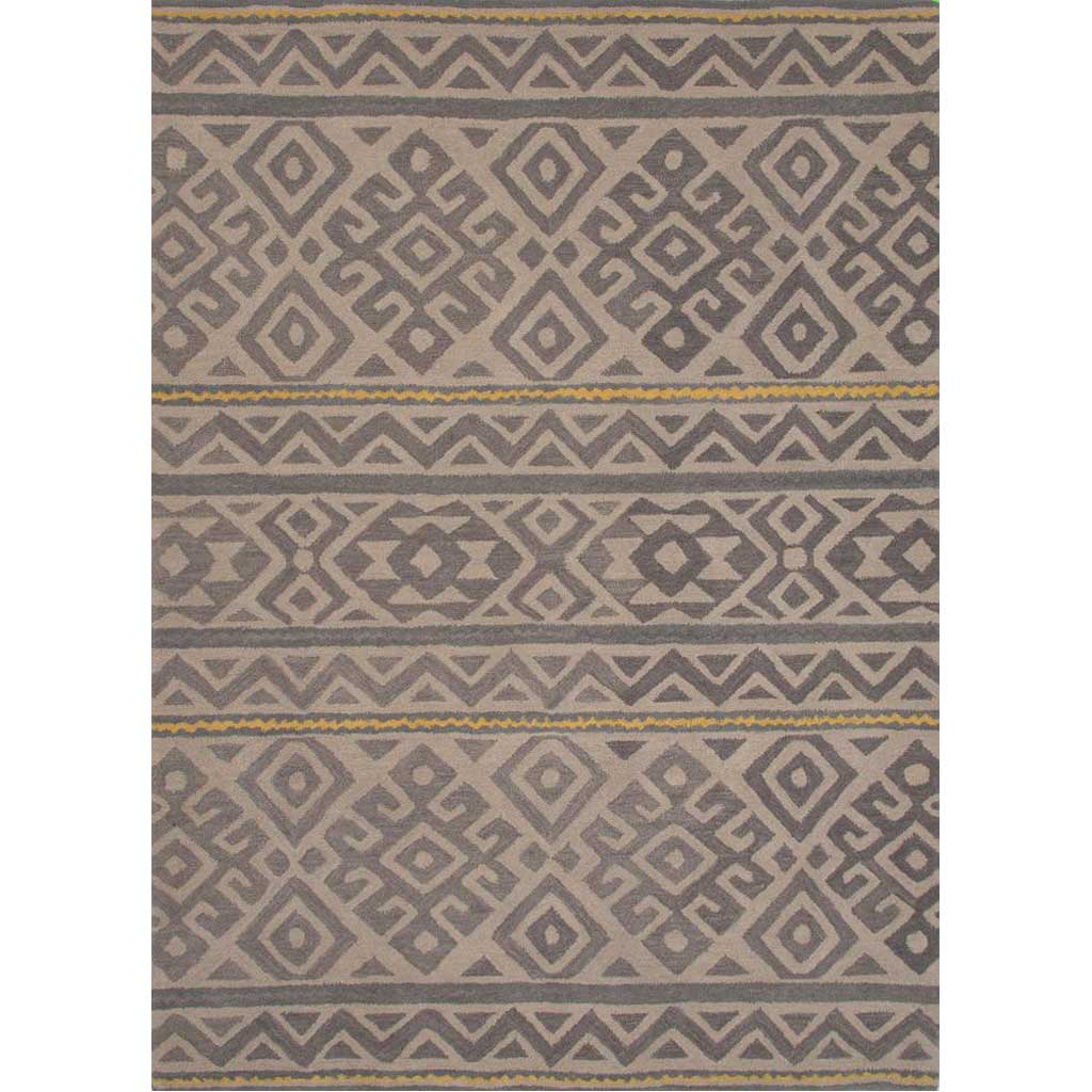 Traditions Nora Overcast/Yolk Yellow Area Rug
