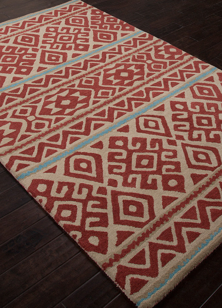Traditions Nora Rosewood/Cement Area Rug