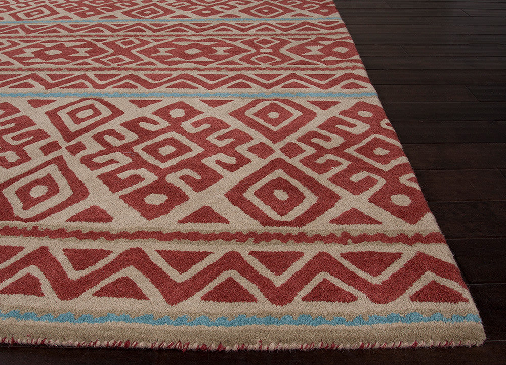 Traditions Nora Rosewood/Cement Area Rug