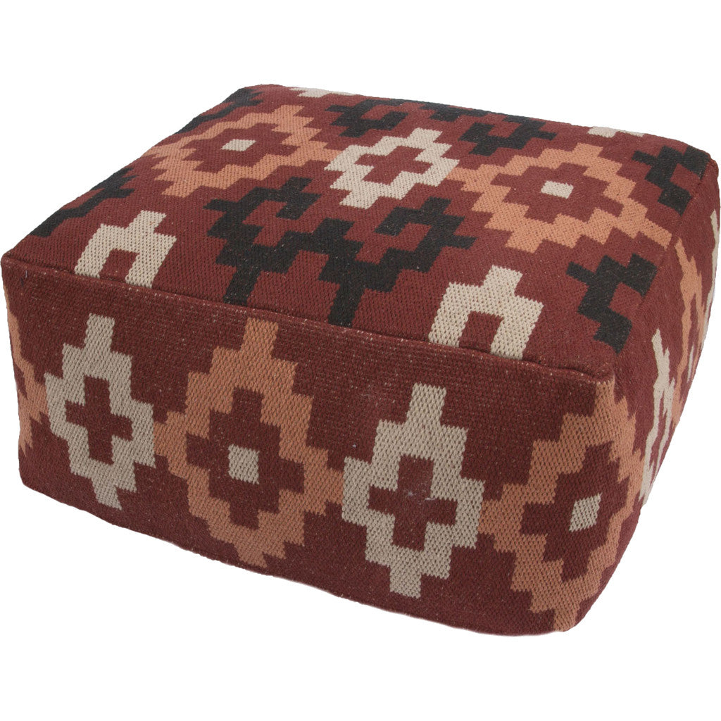 Traditions Shex-01 Ketchup/Bone White Pillow