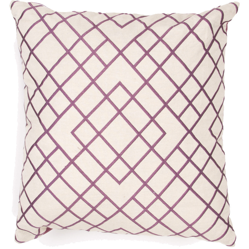 Modena Shake Stone/Purple Pillow