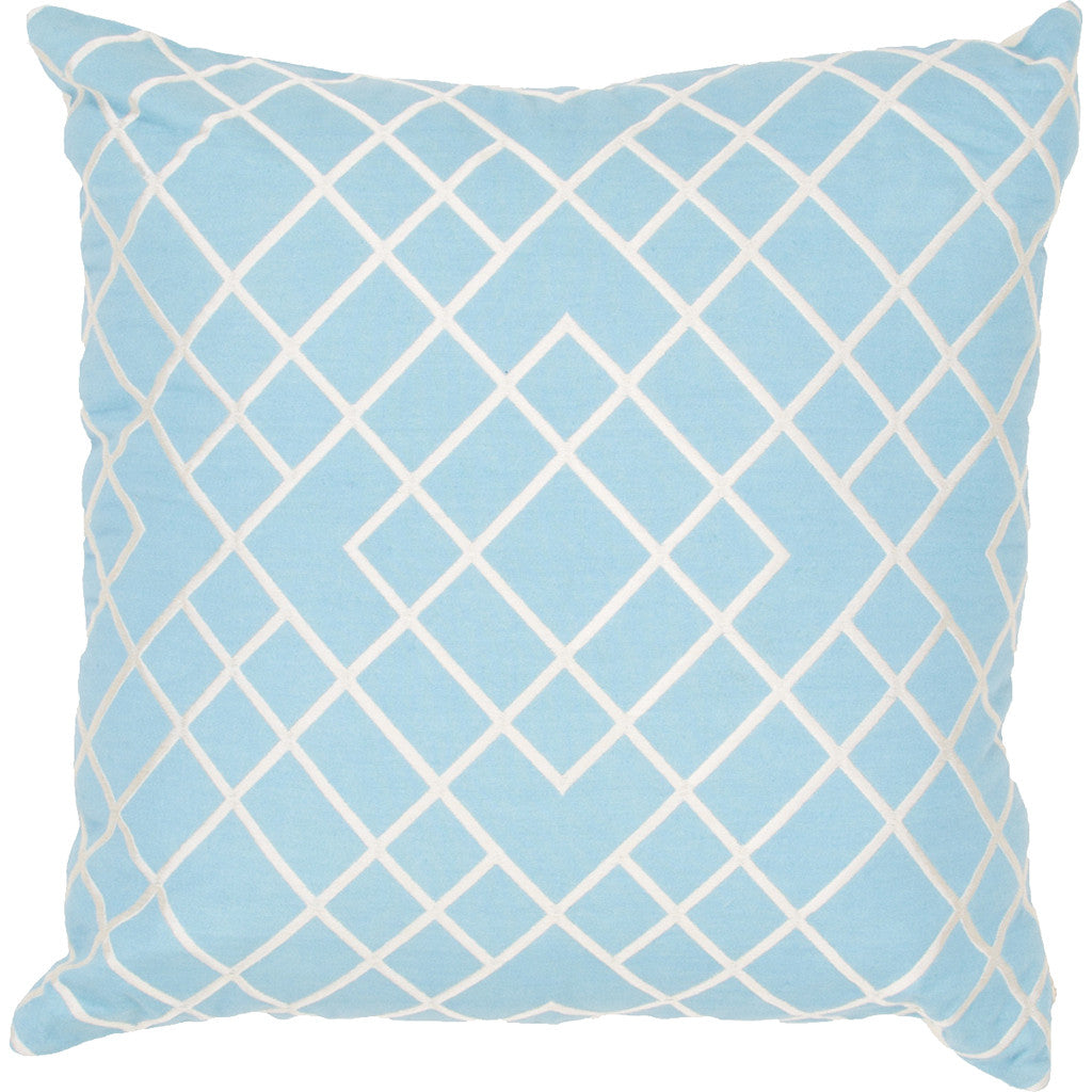 Modena Shake Blue/Natural Pillow