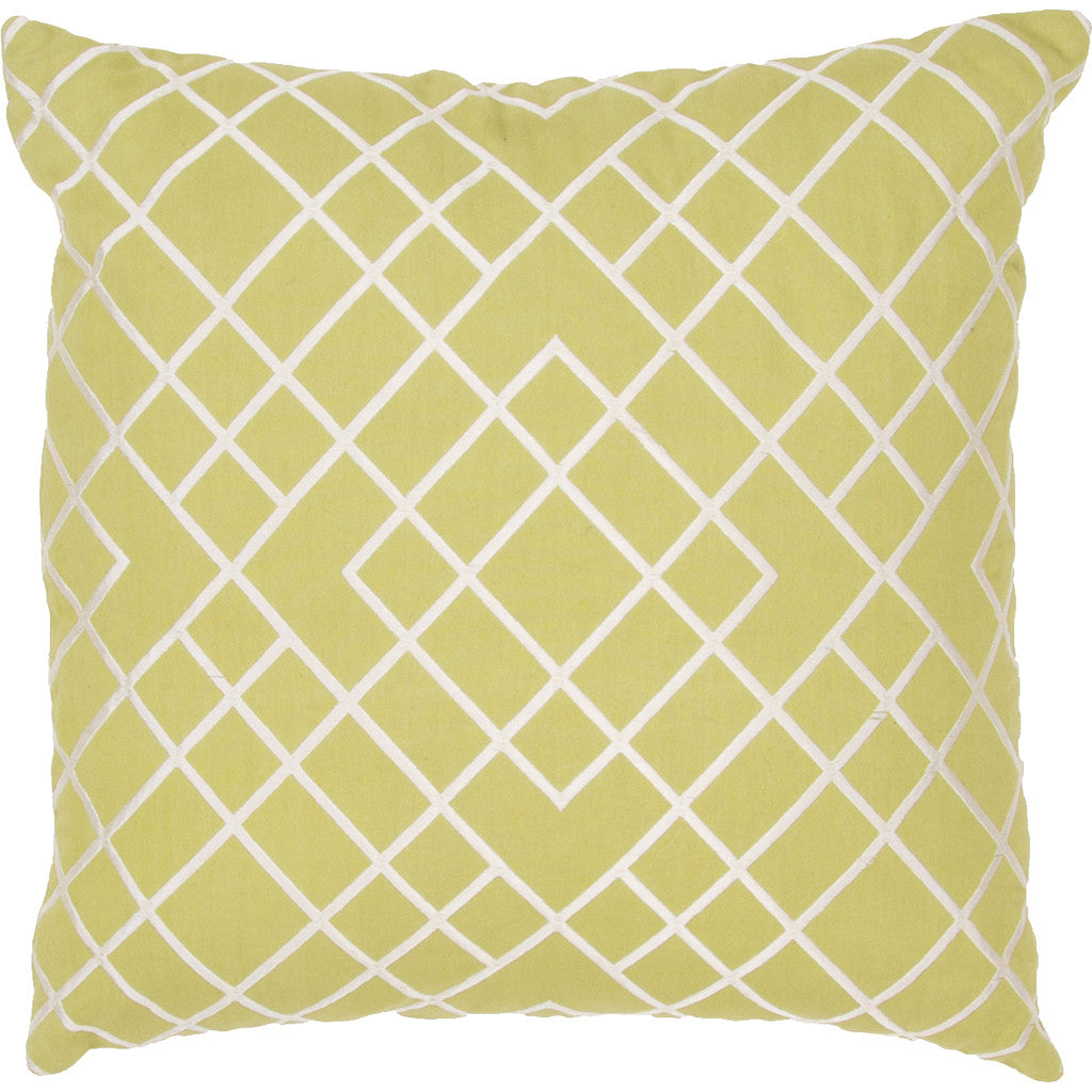 Modena Shake Lime/Natural Pillow