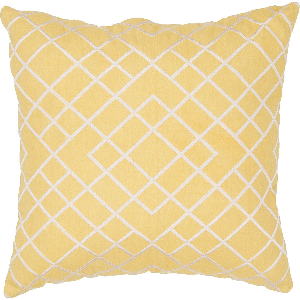 Modena Shake Yellow/Natural Pillow