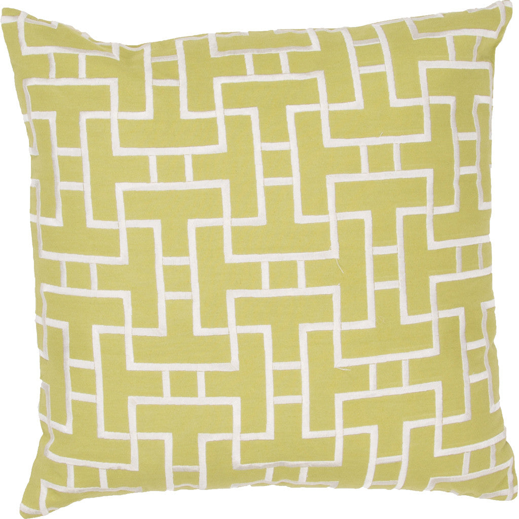 Modena Prime Lime/Natural Pillow