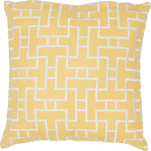 Modena Prime Yellow/Natural Pillow - Froy.com