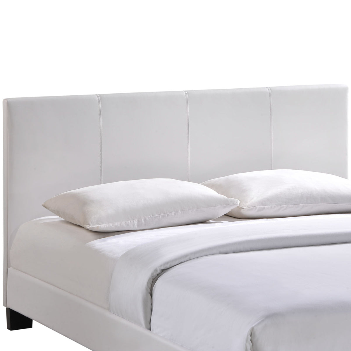 Austin Queen Vinyl Bed White