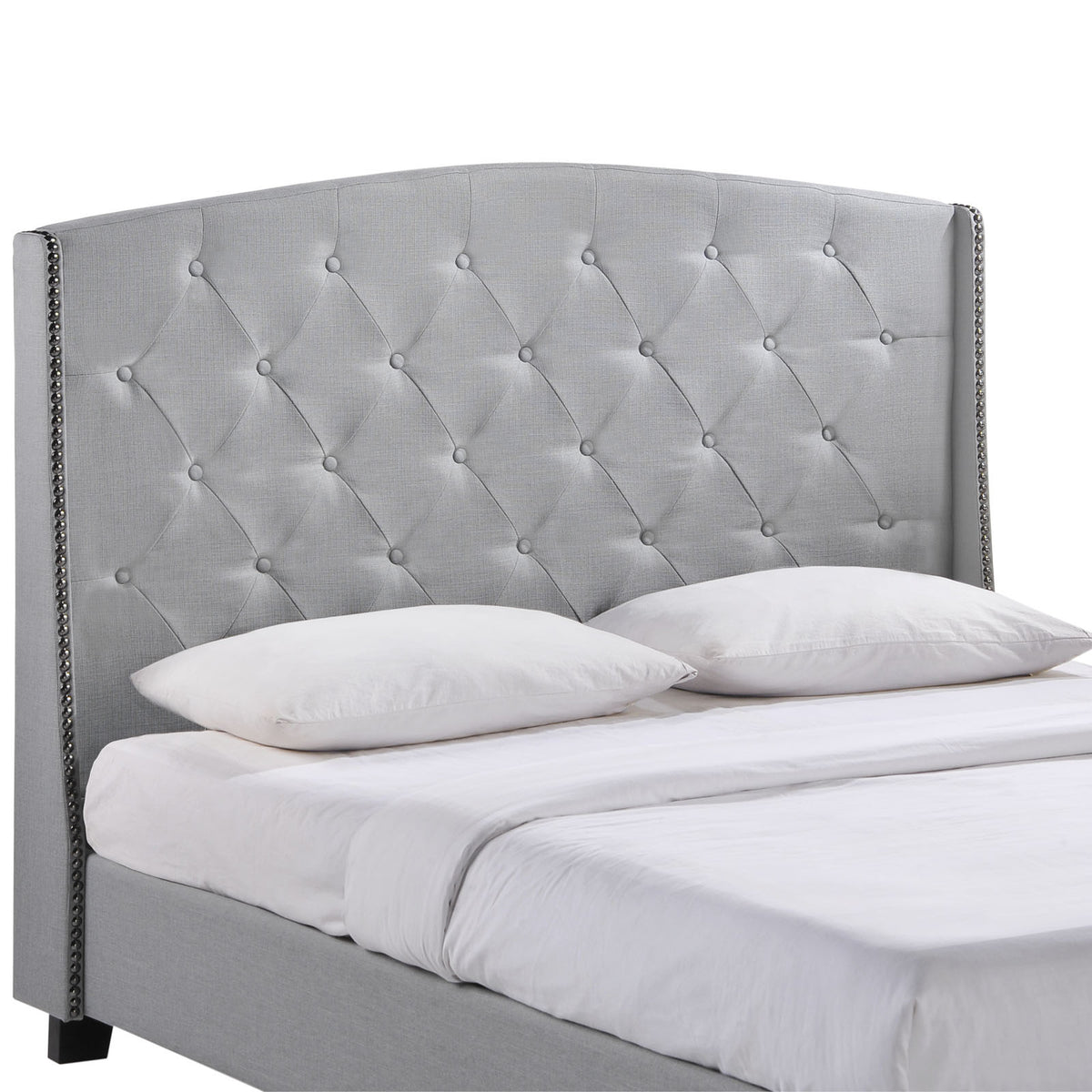 London Queen Bed Gray