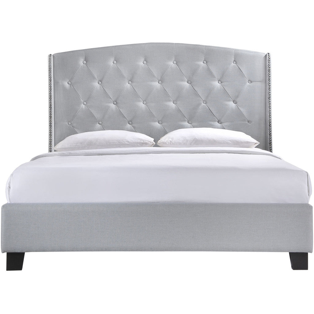 London Queen Bed Gray