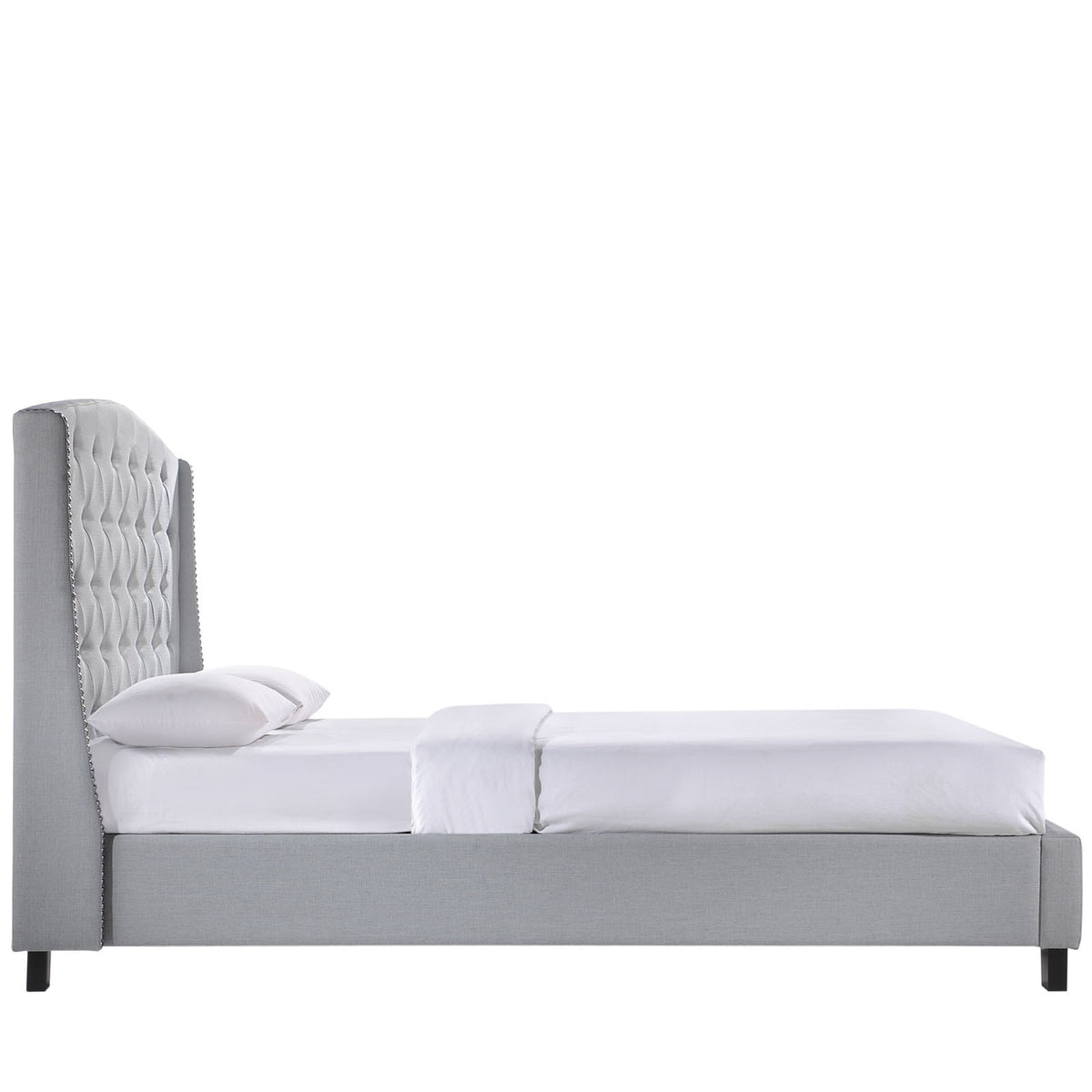 London Queen Bed Gray