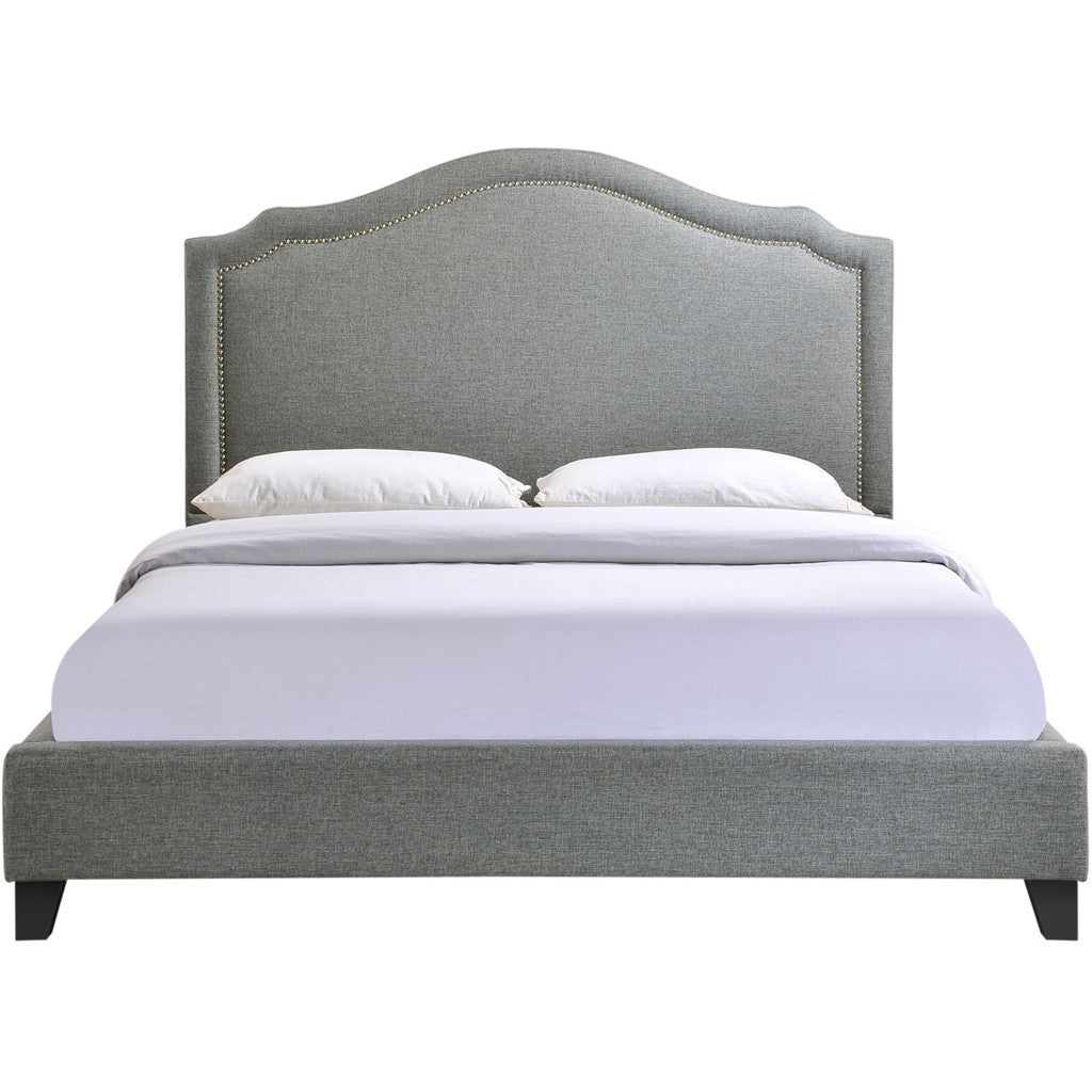 Clive Queen Bed Gray