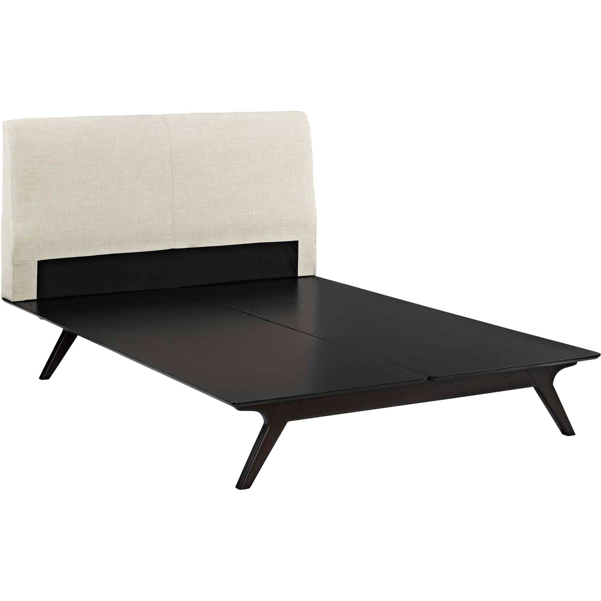 Thames Wood Bed Cappuccino/Beige