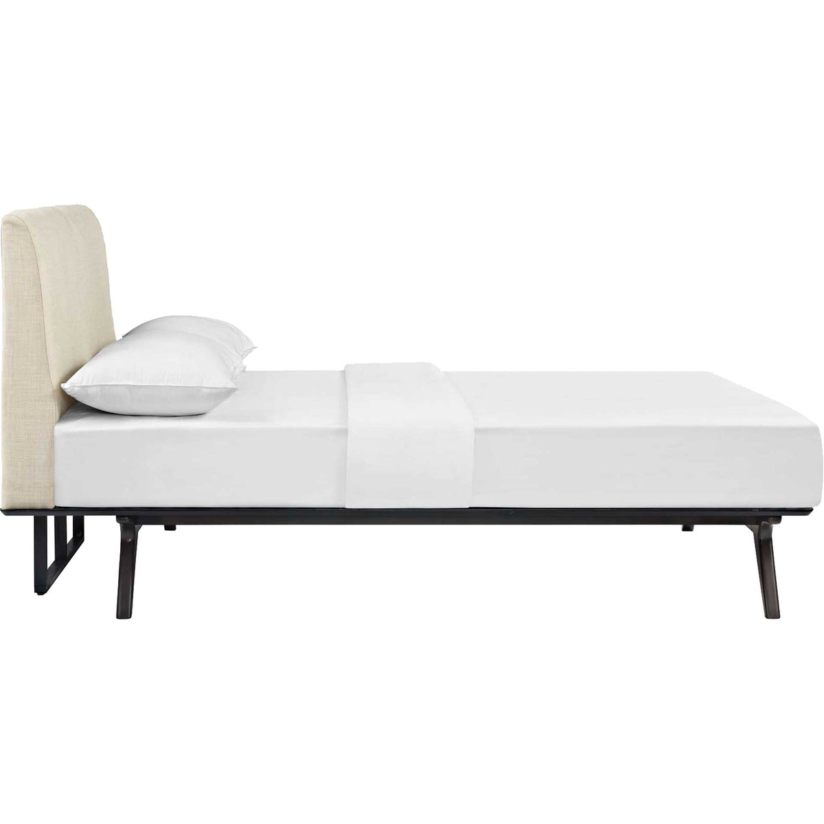 Thames Wood Bed Cappuccino/Beige