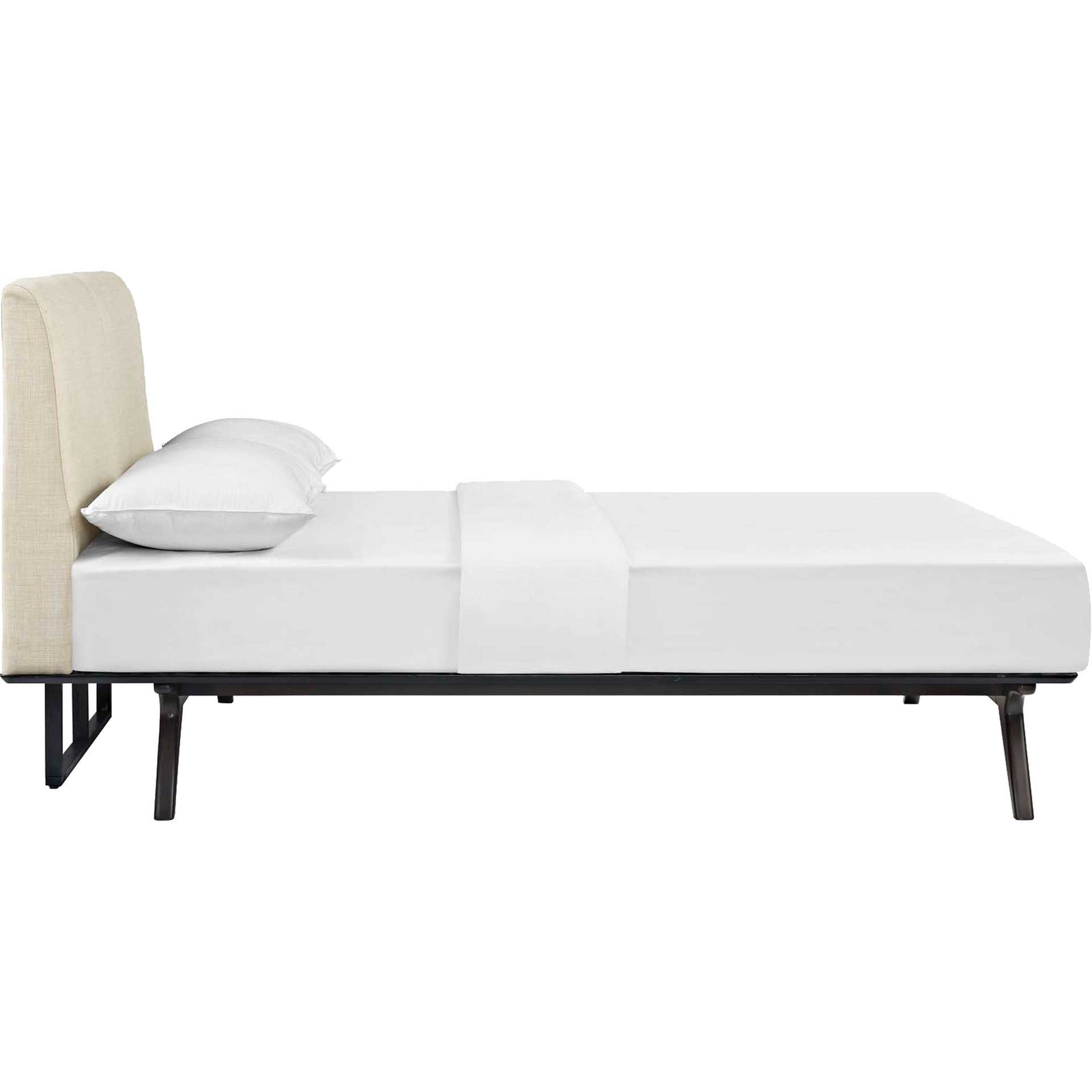 Thames Wood Bed Cappuccino/Beige