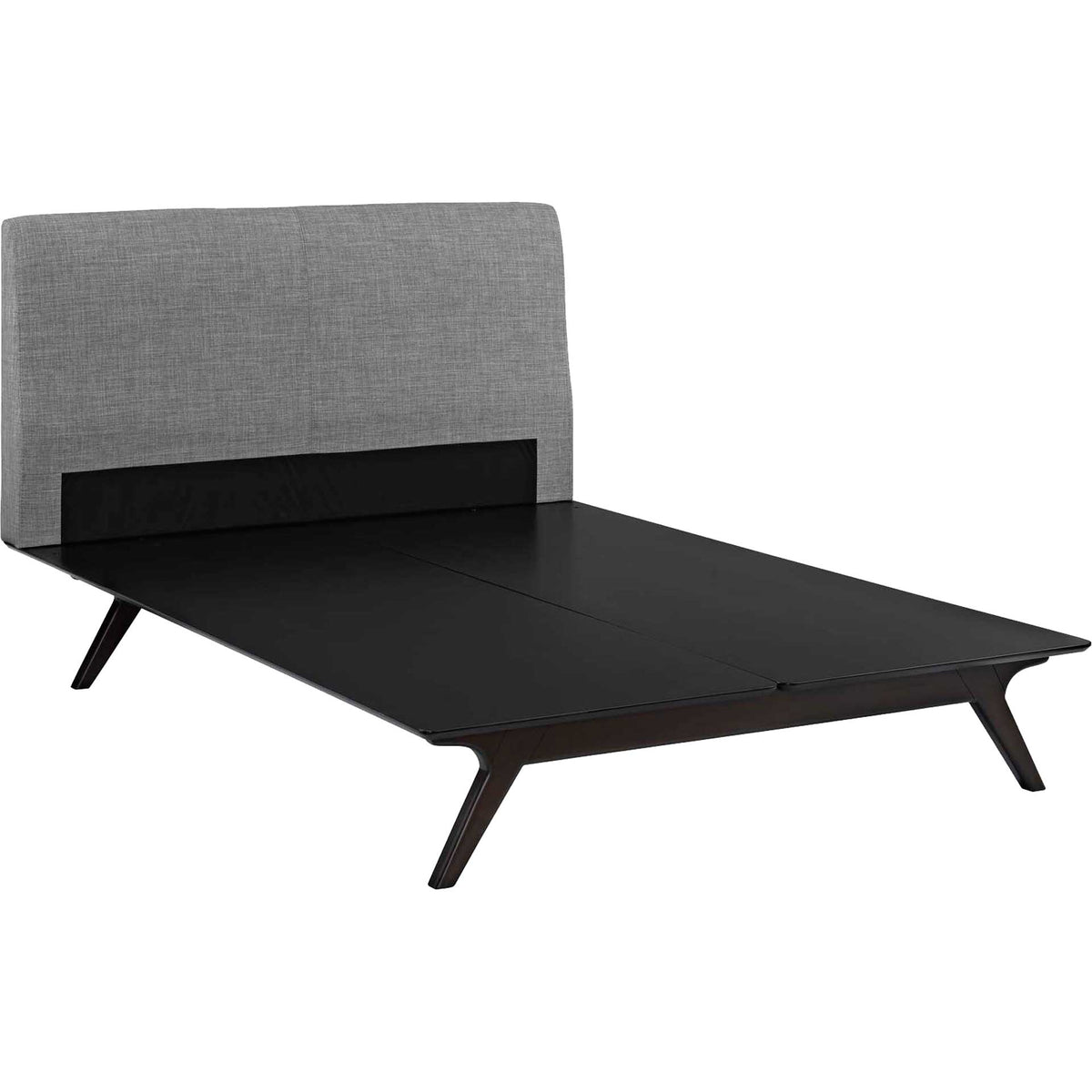 Thames Wood Bed Cappuccino/Gray