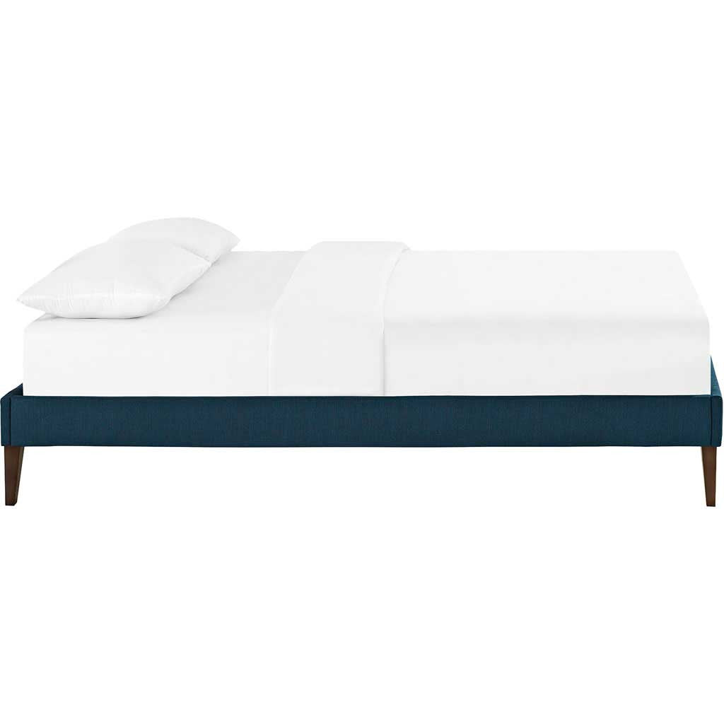 Soren Fabric Bed Azure