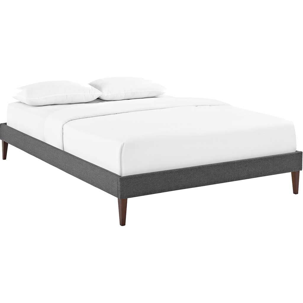 Soren Fabric Bed Gray
